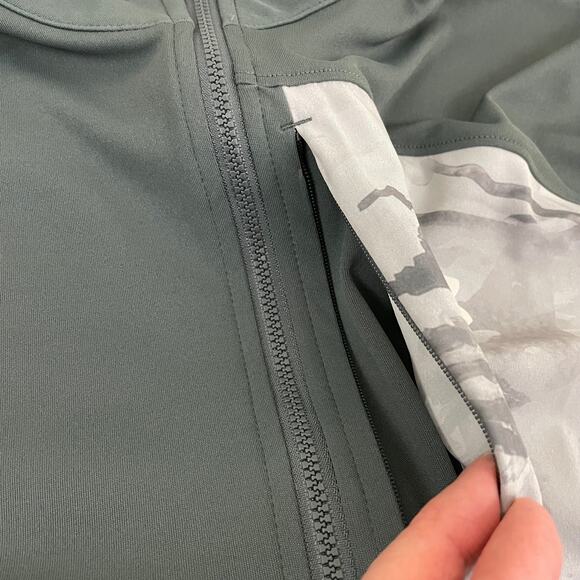 Under Armour Quarter 1/4 Zip Pullover Mens L Loose Fit Heat Gear Gray Pocket - Picture 4 of 12